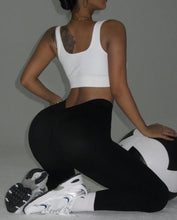 Black V Back Scrunch Butt Leggings for Women Soft High Waisted Booty Tights Workout Gym Yoga Pants